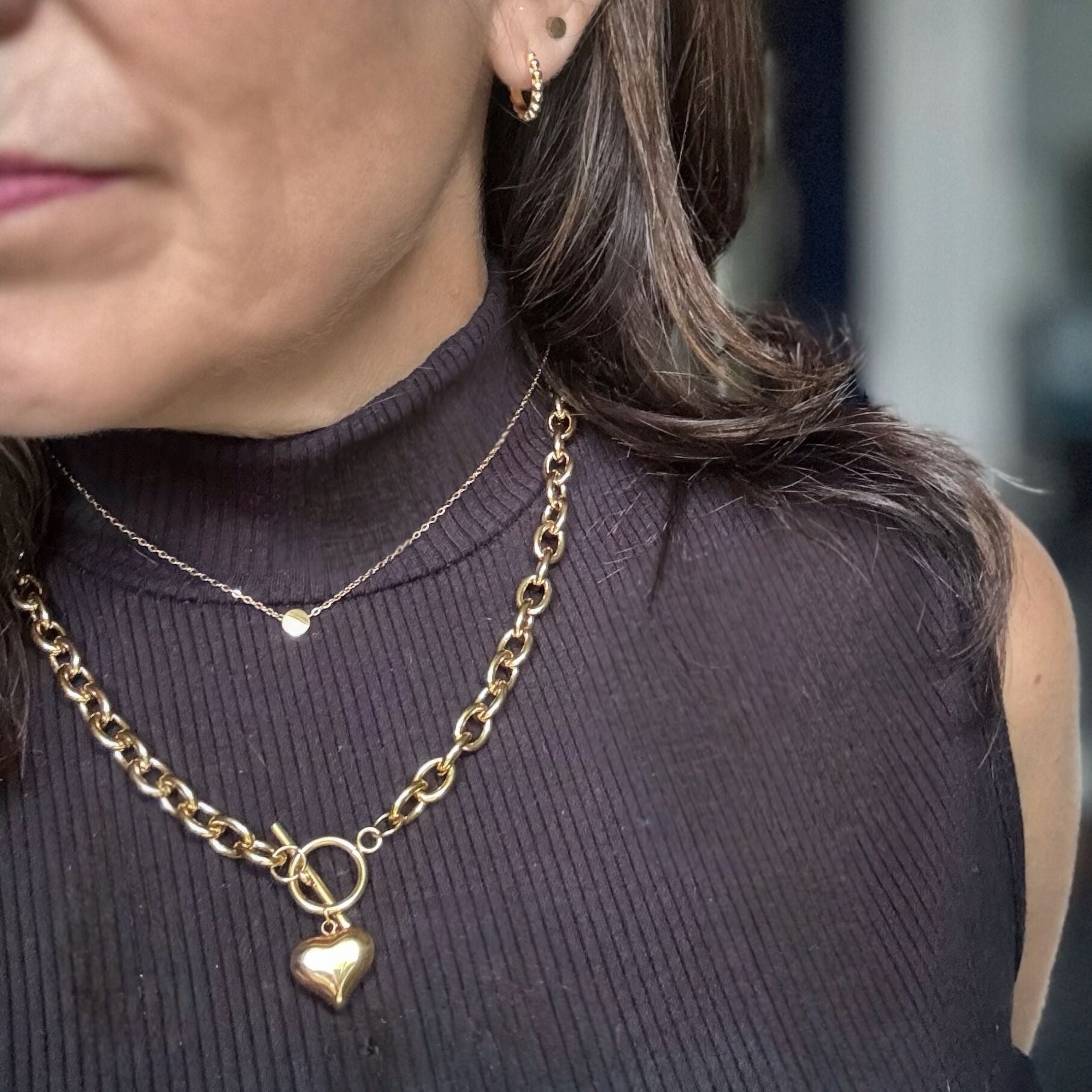 Heart Toggle Necklace