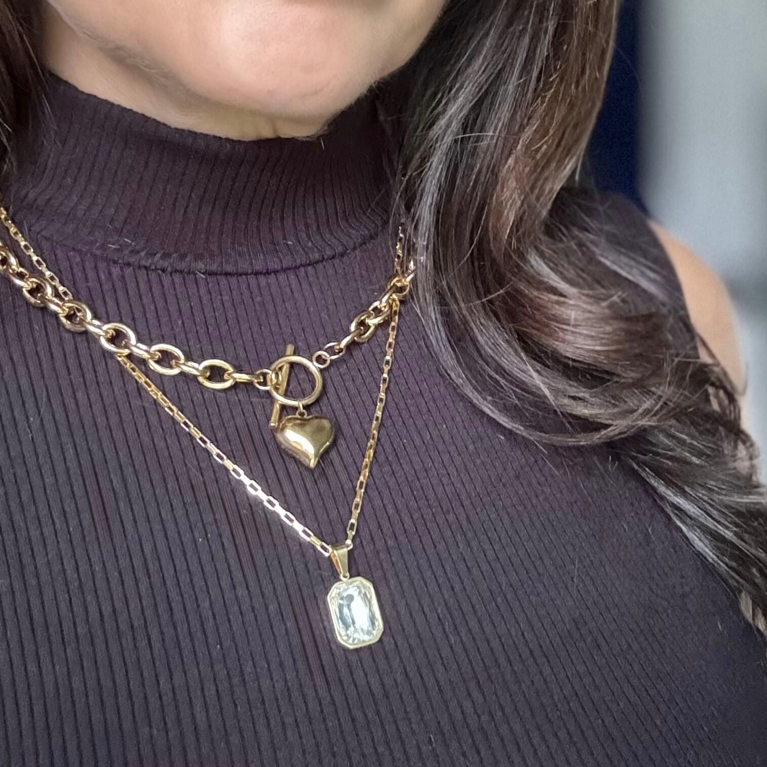 Heart Toggle Necklace