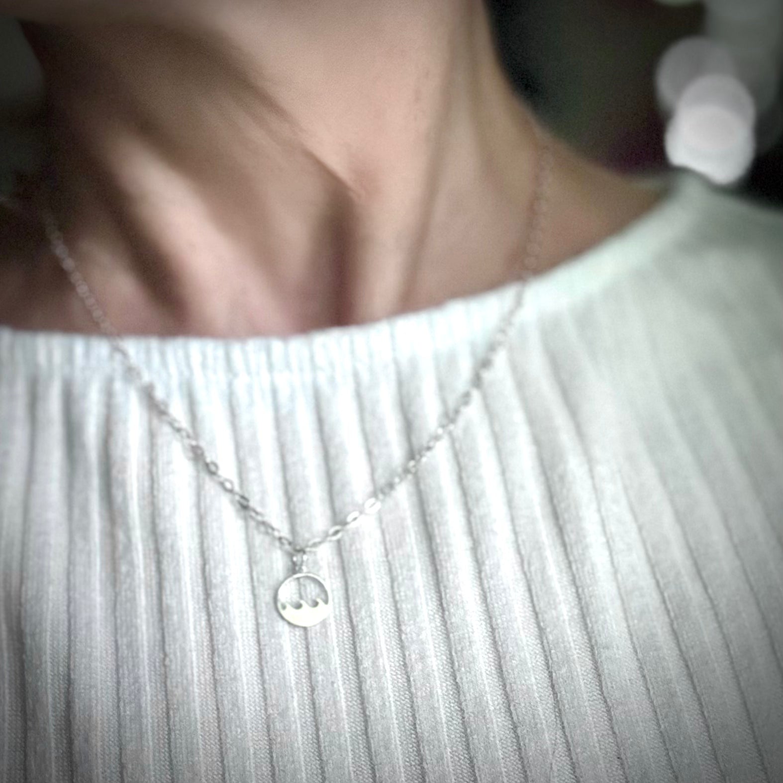 Silver Wave Necklace I