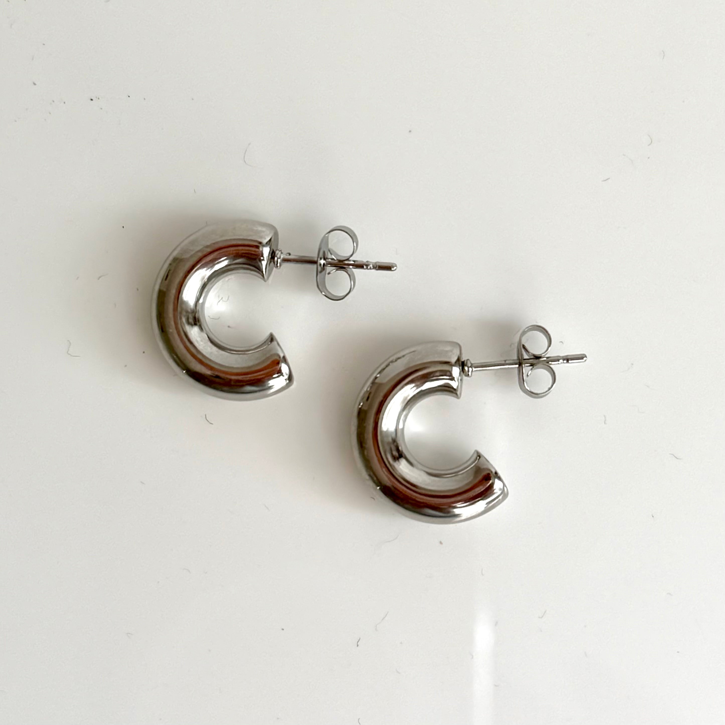 Chunky Stainless Steel Hoop