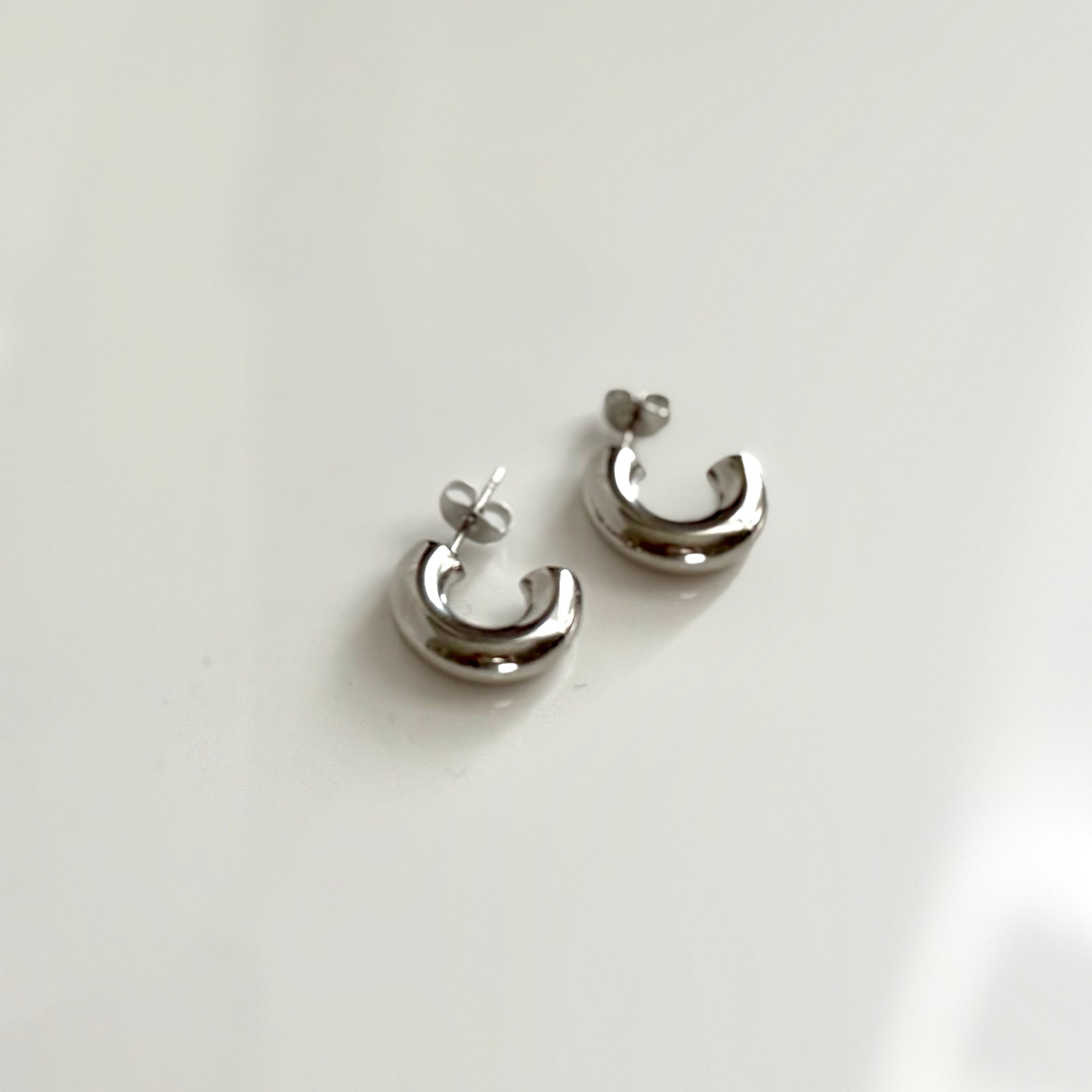 Chunky Stainless Steel Hoop
