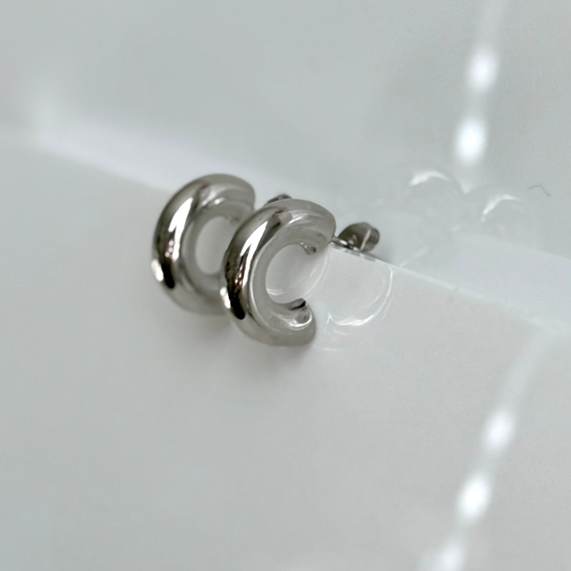 Chunky Stainless Steel Hoop