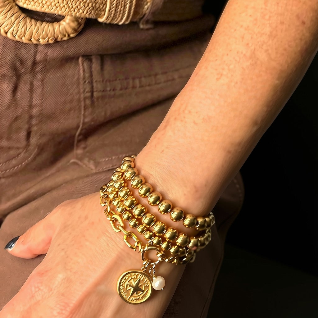 Compass Toggle Bracelet