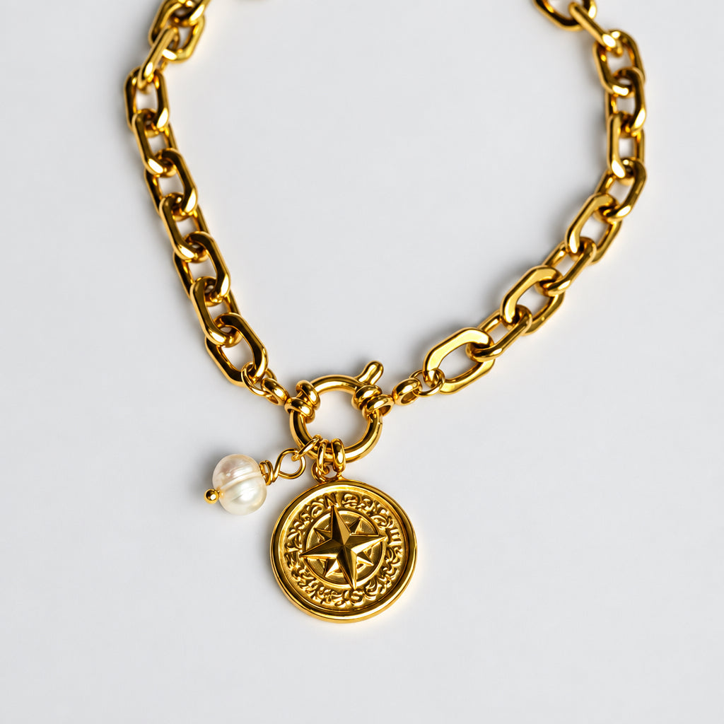 Compass Toggle Bracelet