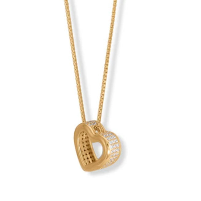 Floating Heart Necklace