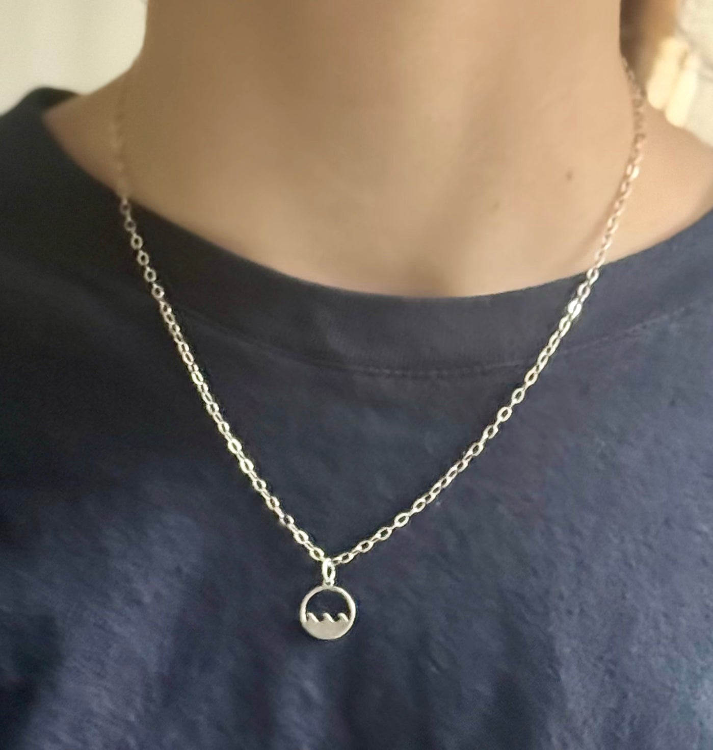 Silver Wave Necklace I