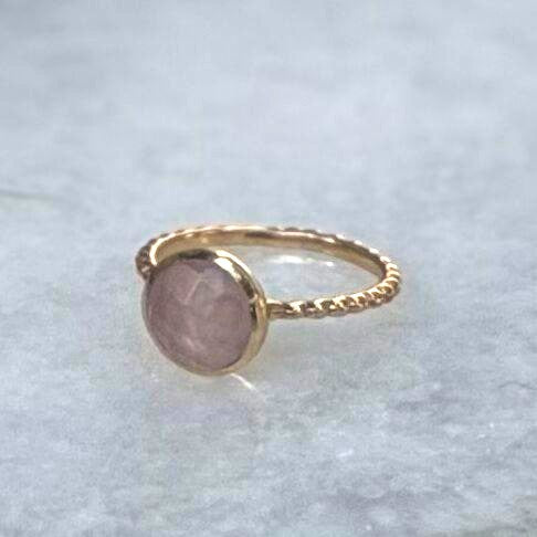 Rose Quartz Solitaire