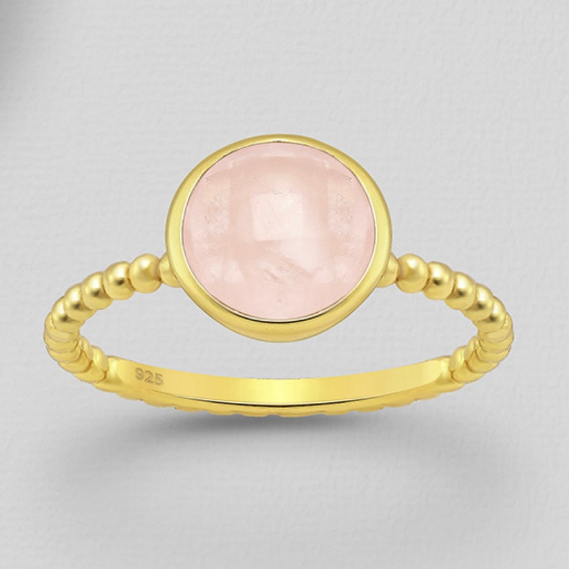 Rose Quartz Solitaire