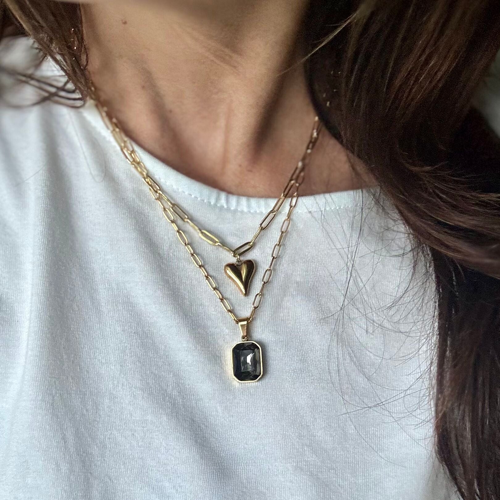 Radiant Necklace in Black