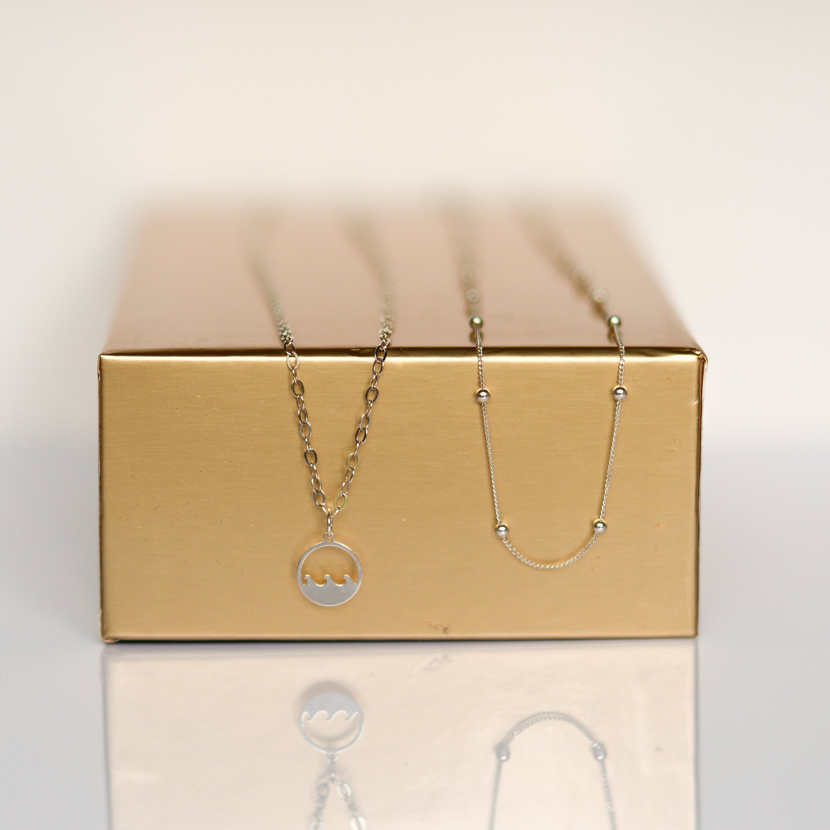 Silver Wave Necklace I