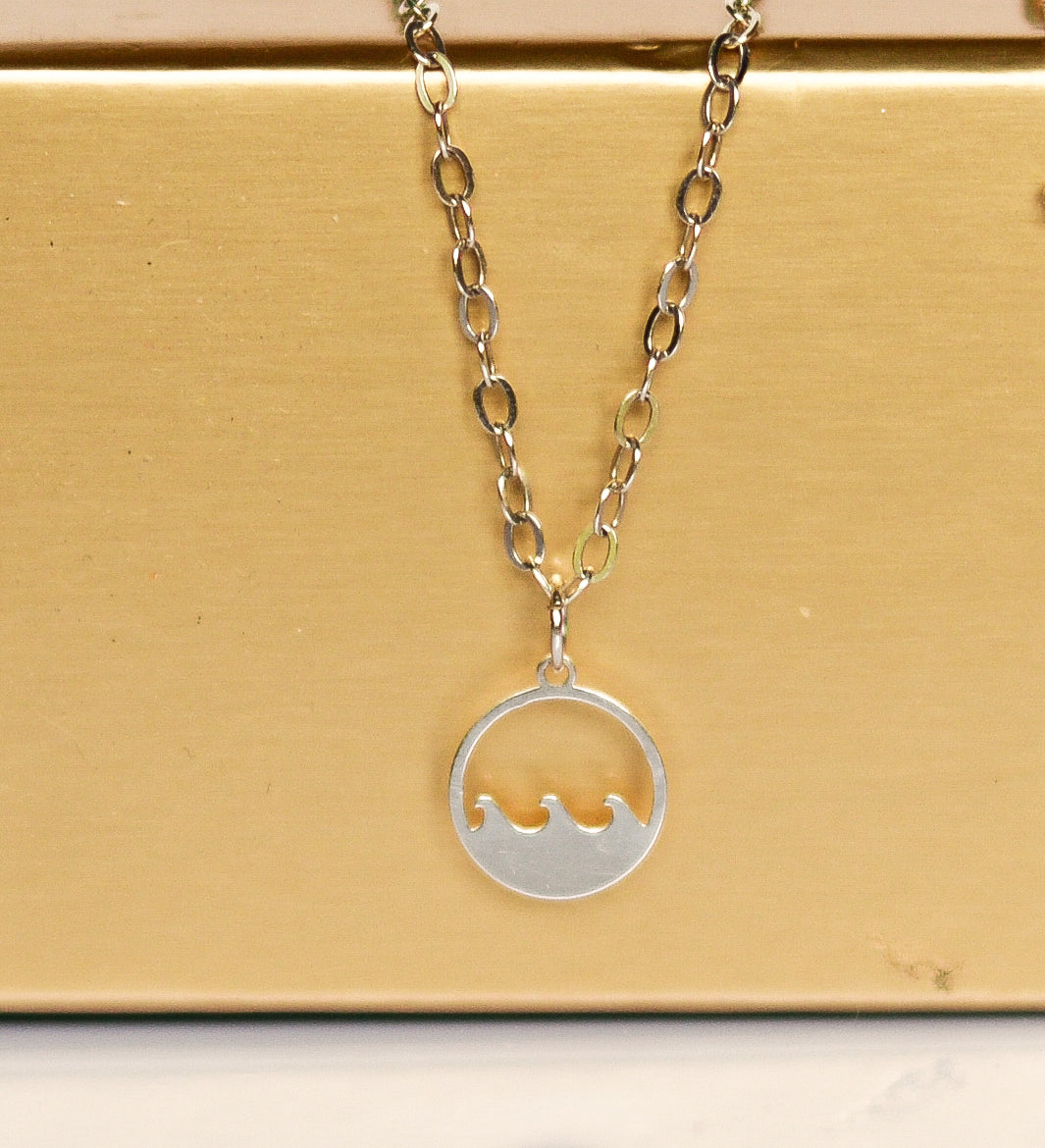 Silver Wave Necklace I