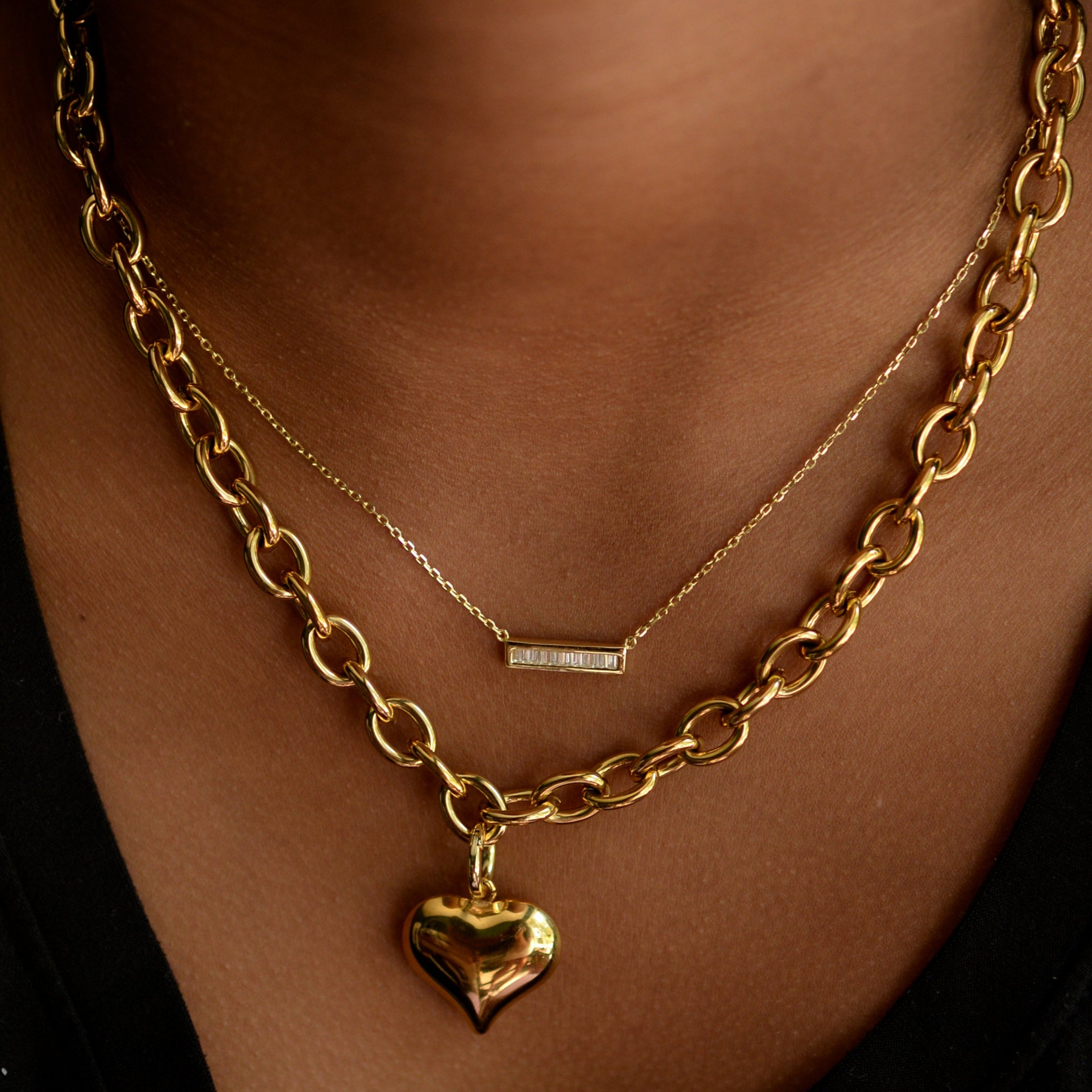 Heart Toggle Necklace