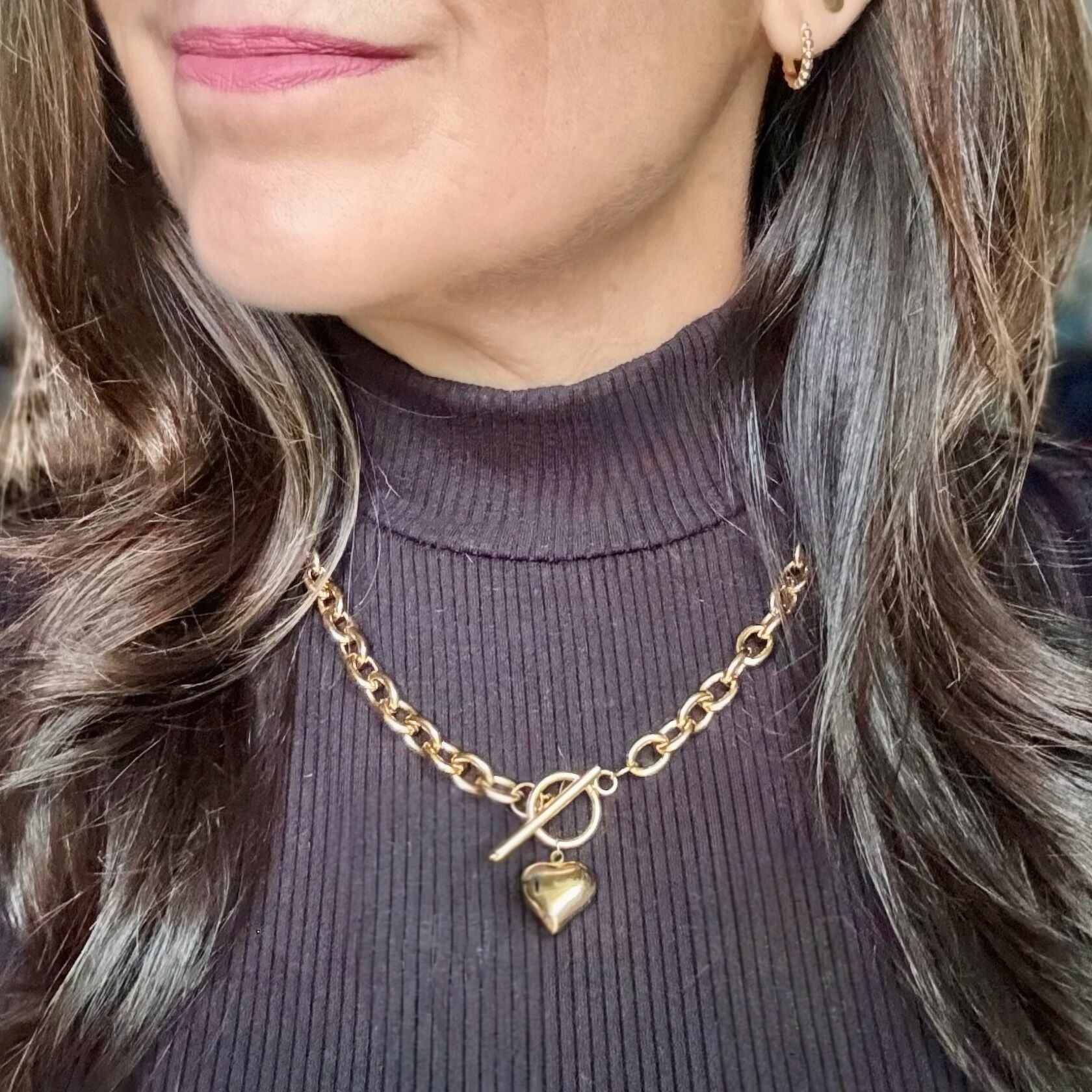 Heart Toggle Necklace