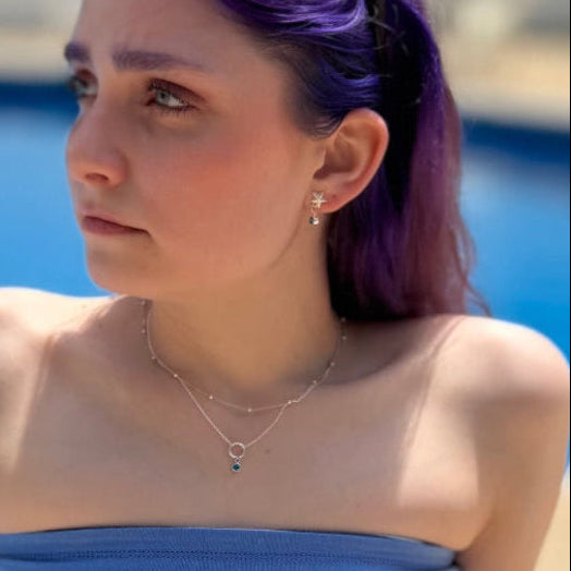 Blue whisper Necklace