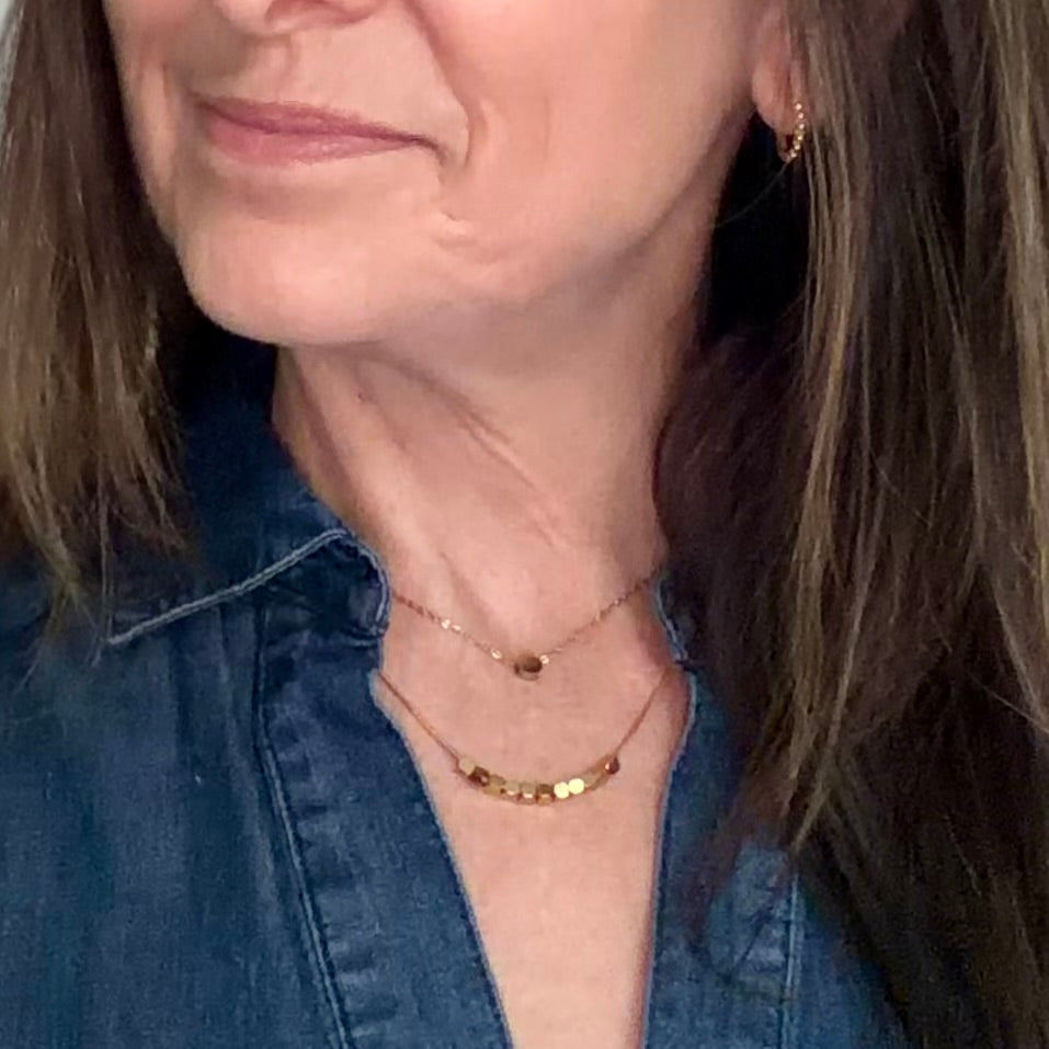 Golden Shimmer Necklace