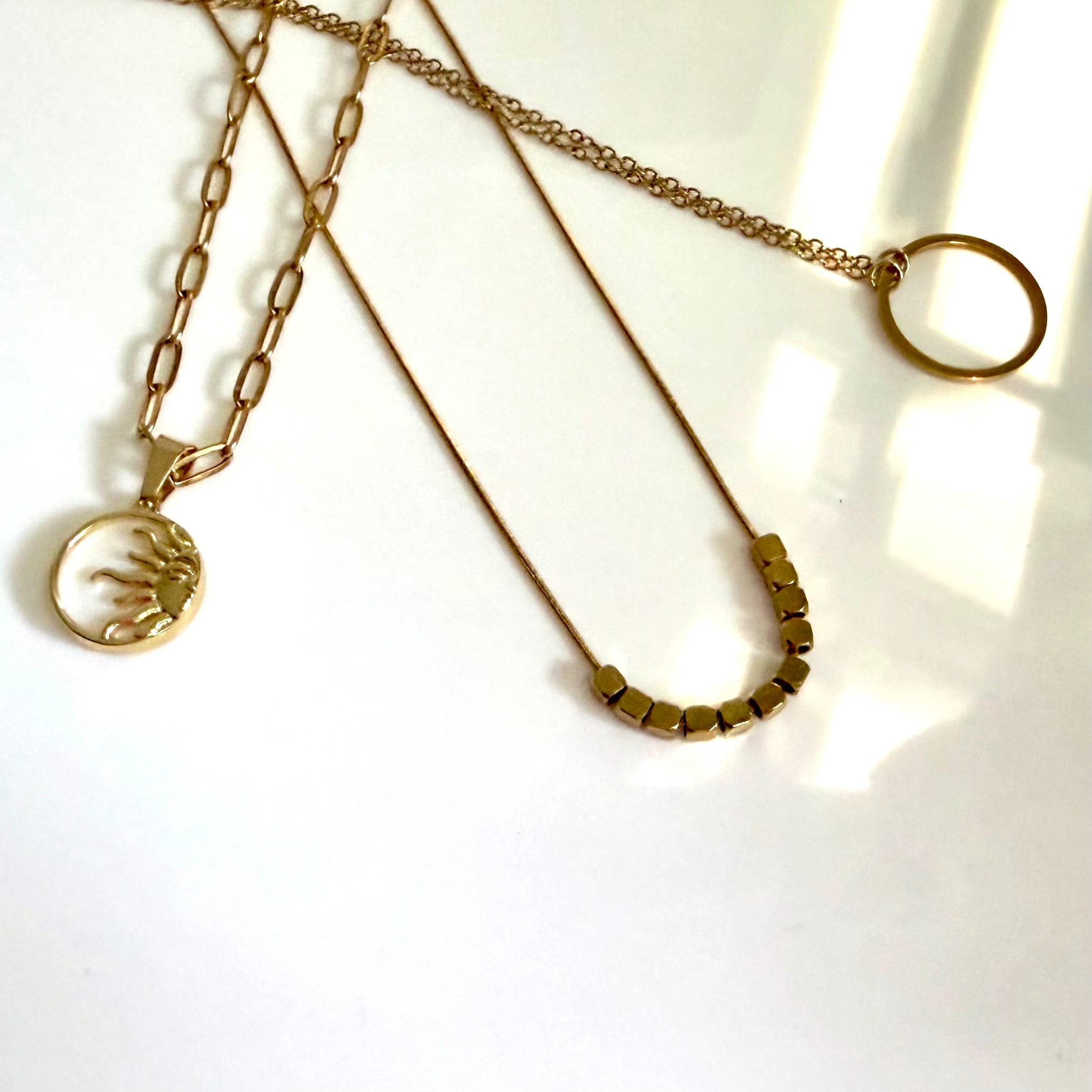 Golden Shimmer Necklace