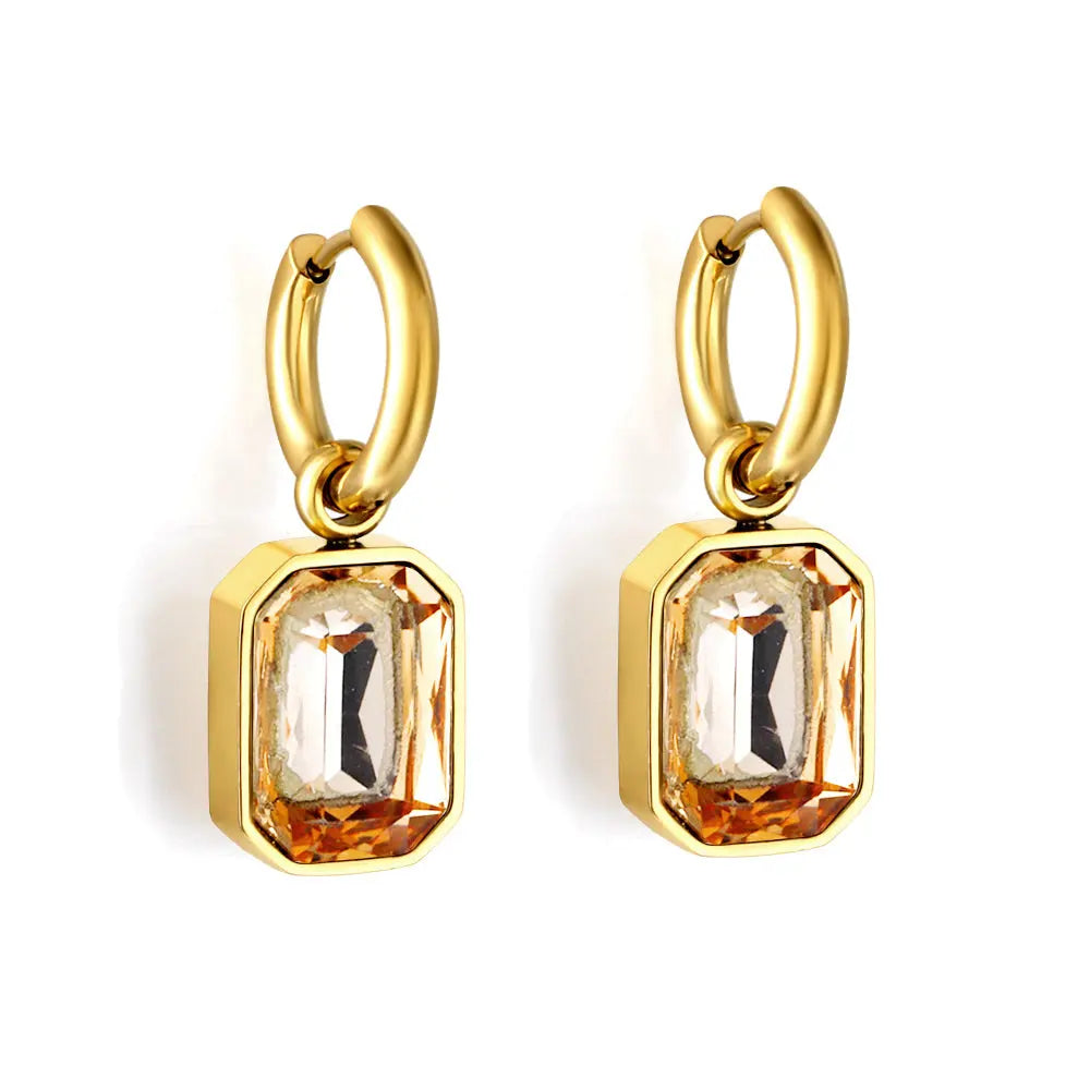 Radiant Earring in White
