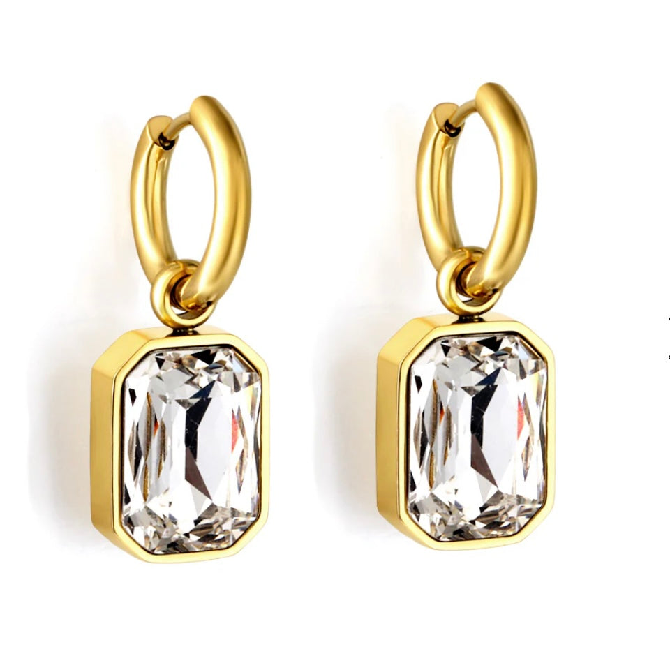 Radiant Earring in White