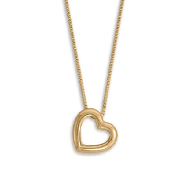 Floating Heart Necklace
