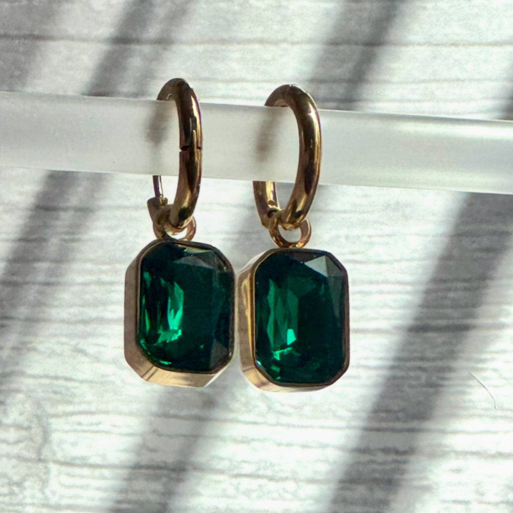 Radiant Earring in Green