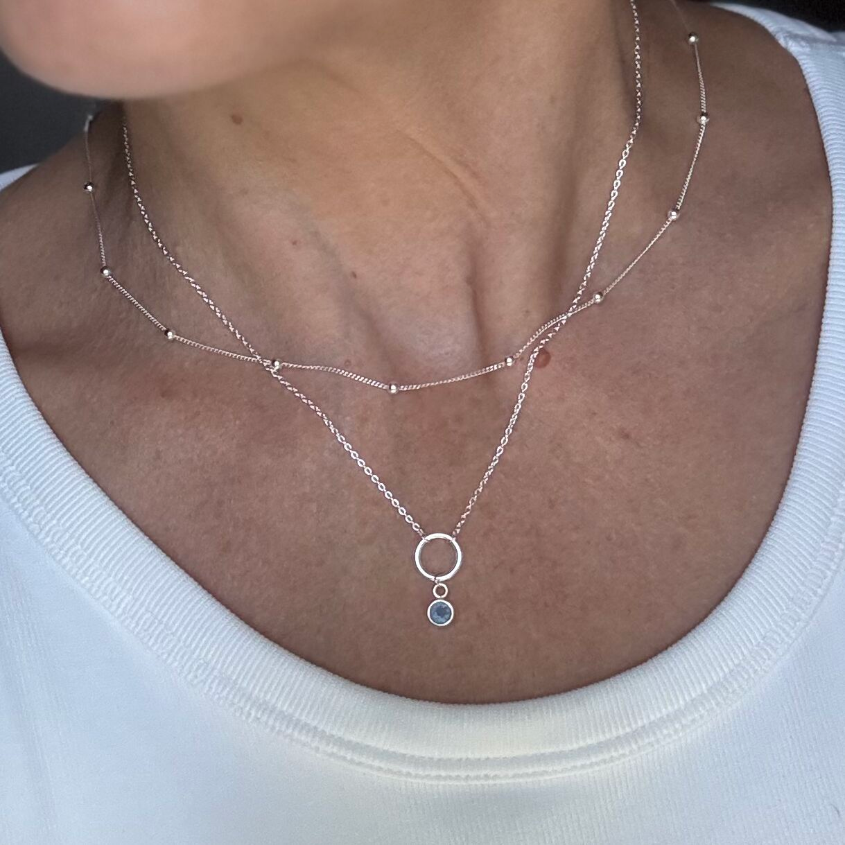 Blue whisper Necklace
