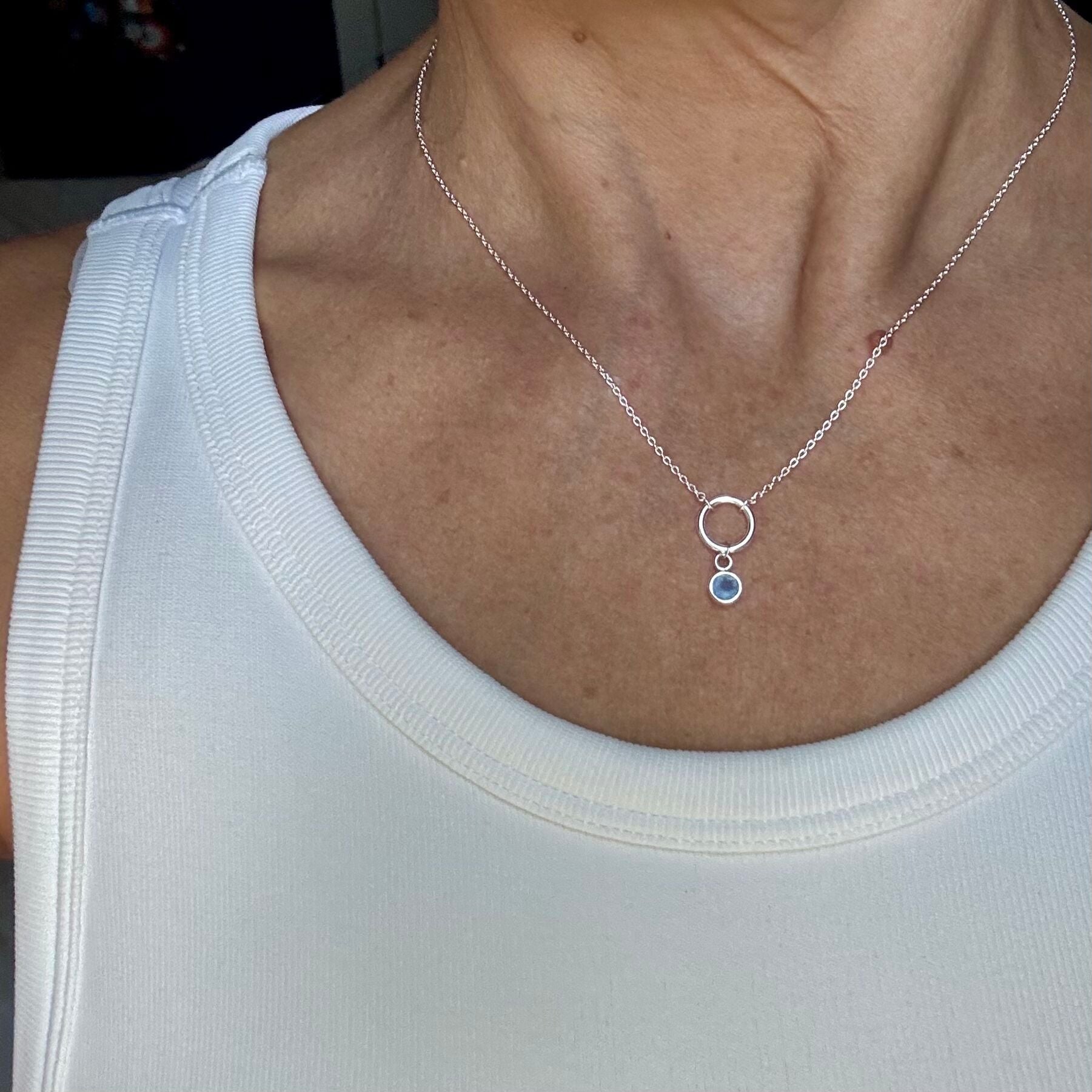 Blue whisper Necklace