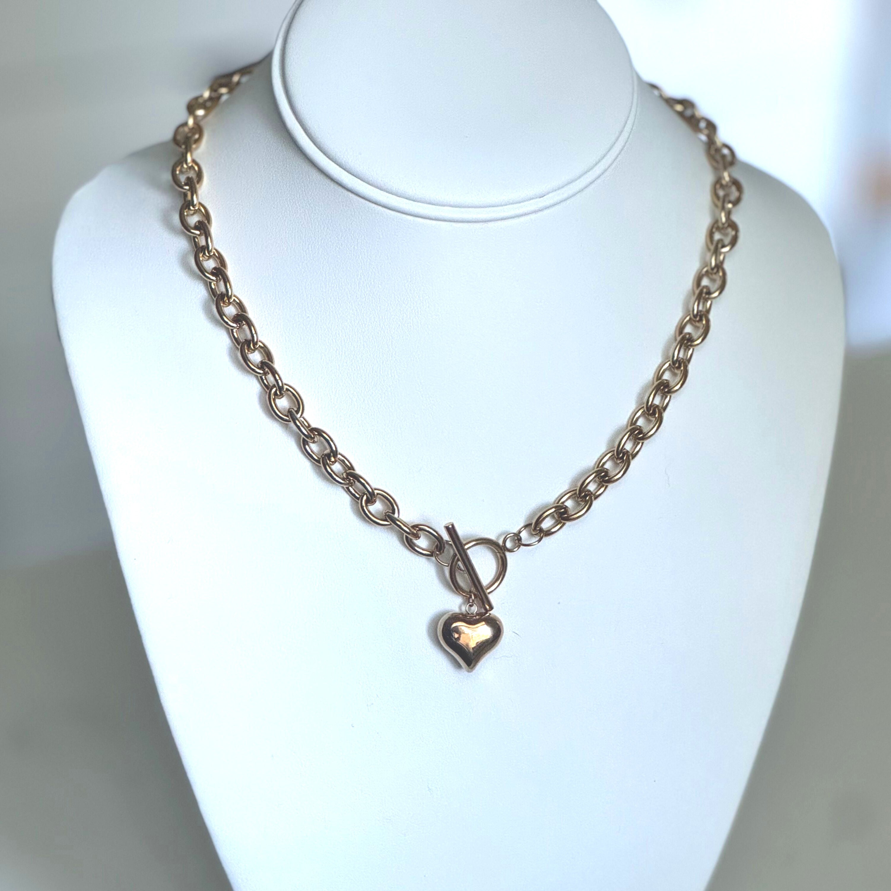 Heart Toggle Necklace