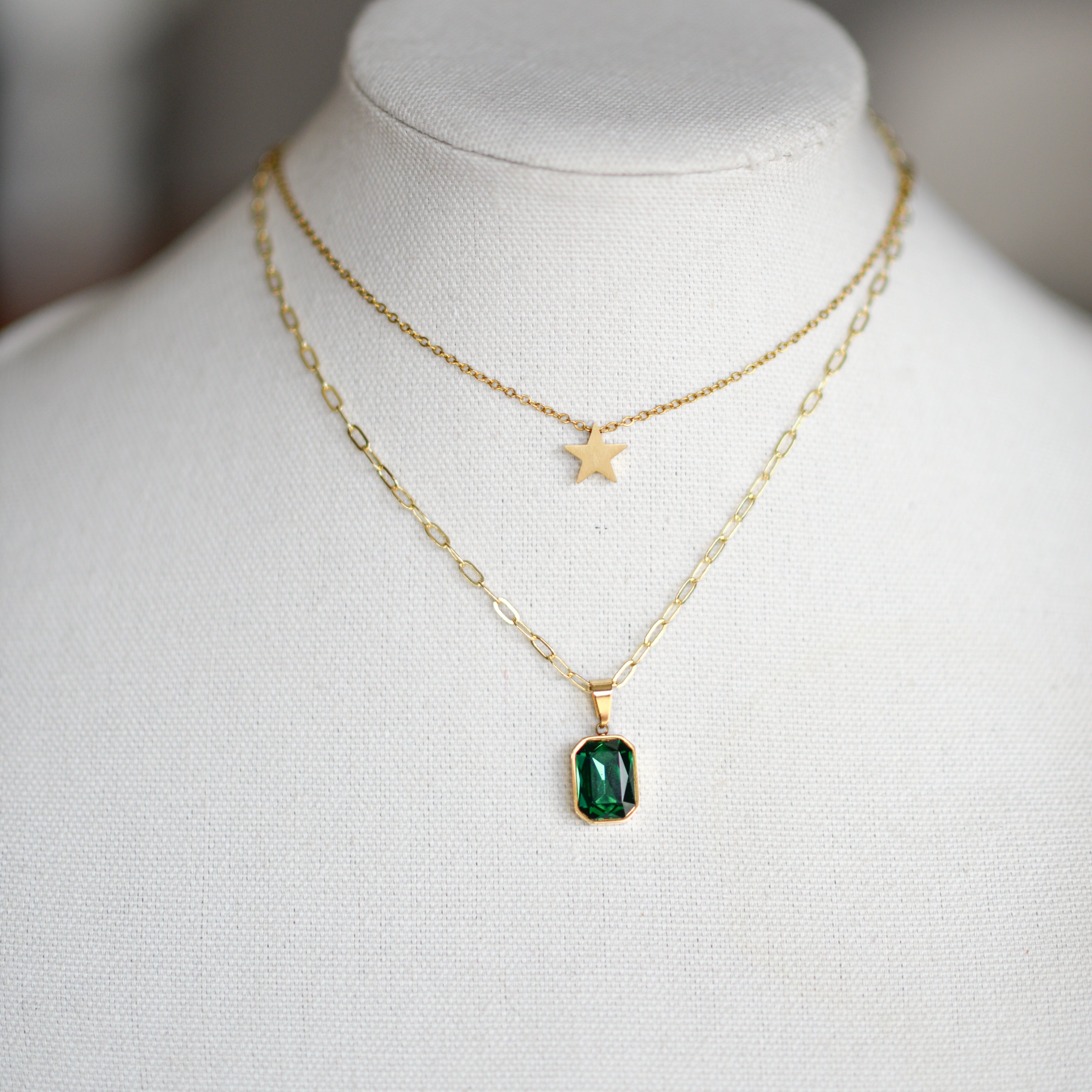 Radiant Necklace in Green