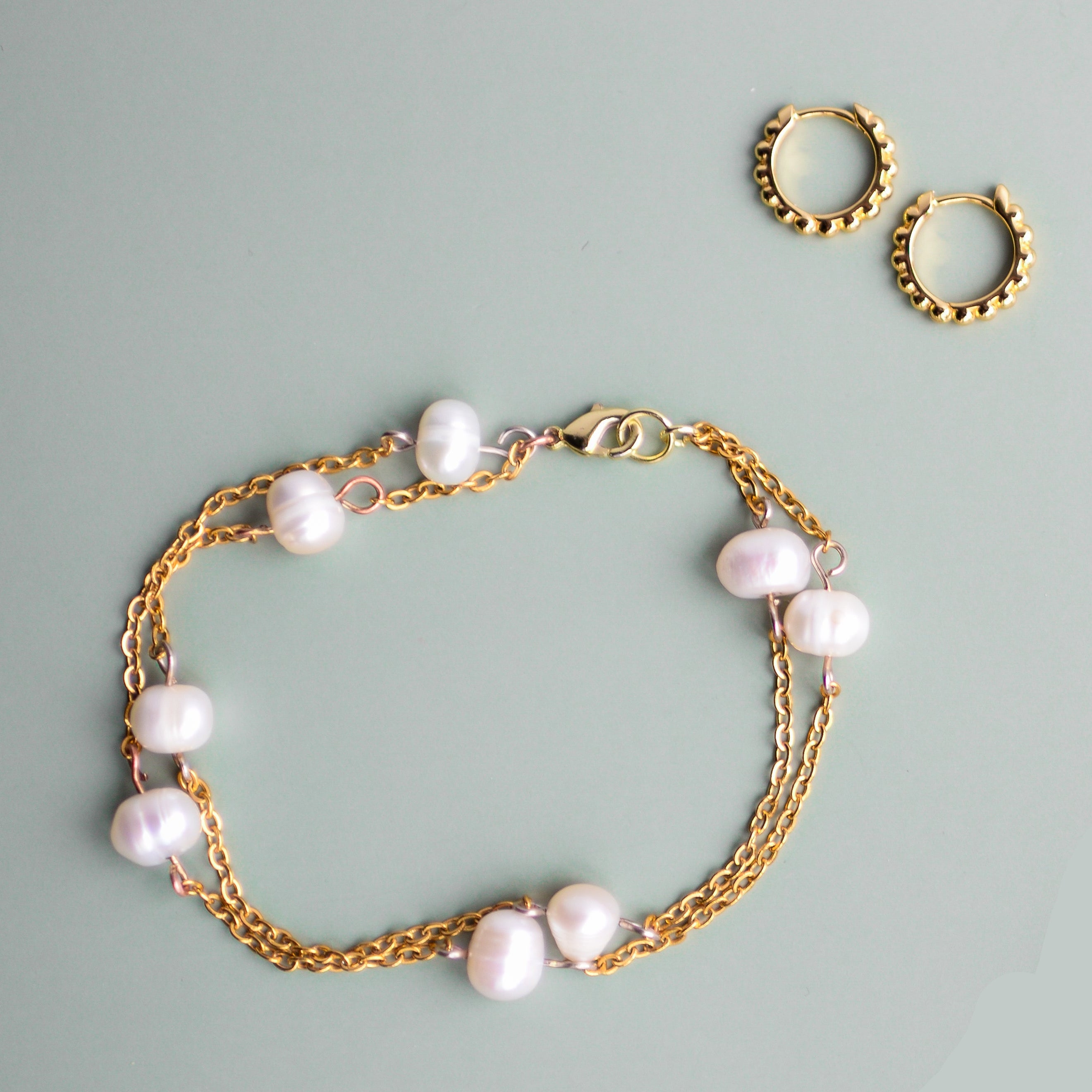 Double Strand Pearl Bracelet