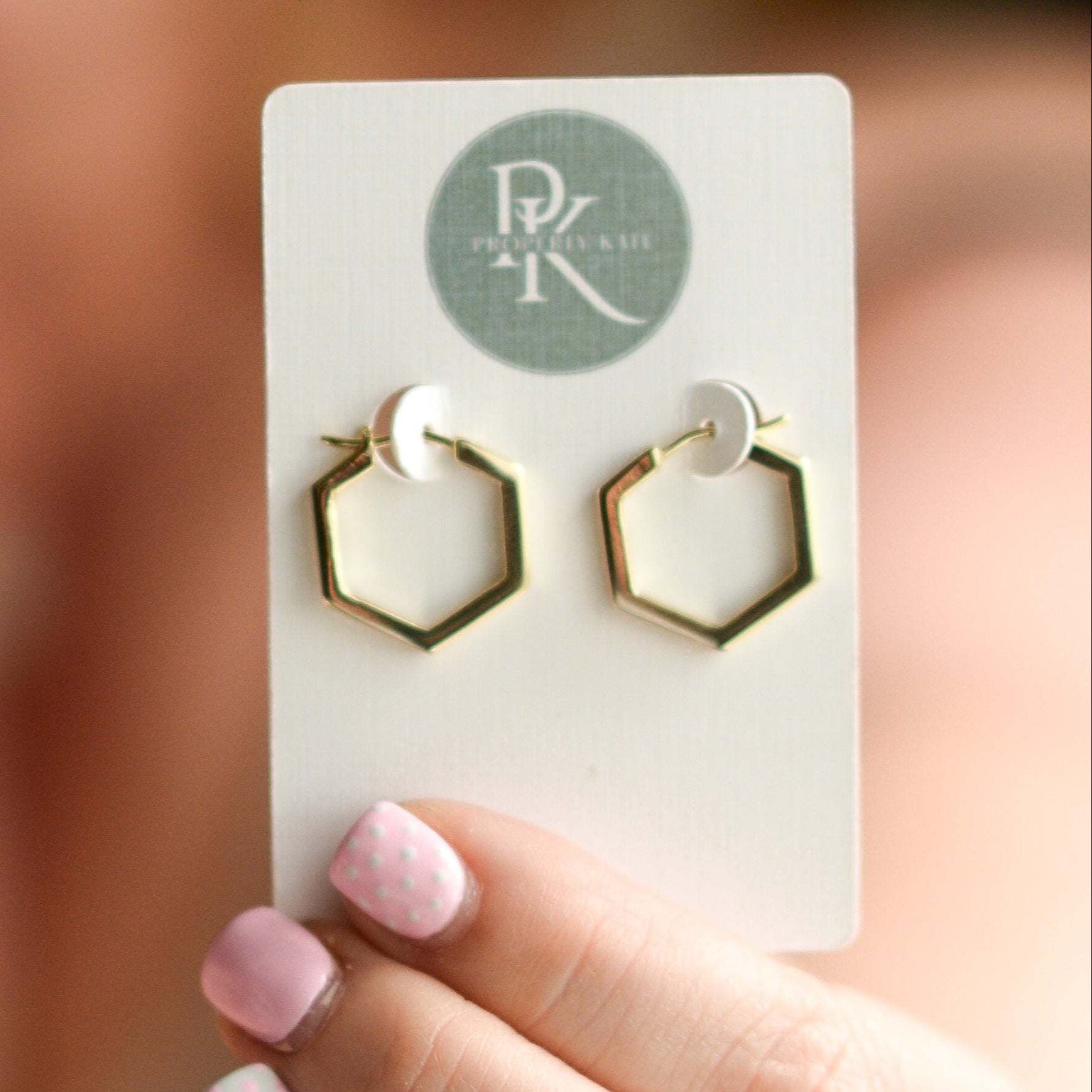 Hex Hoop Gold