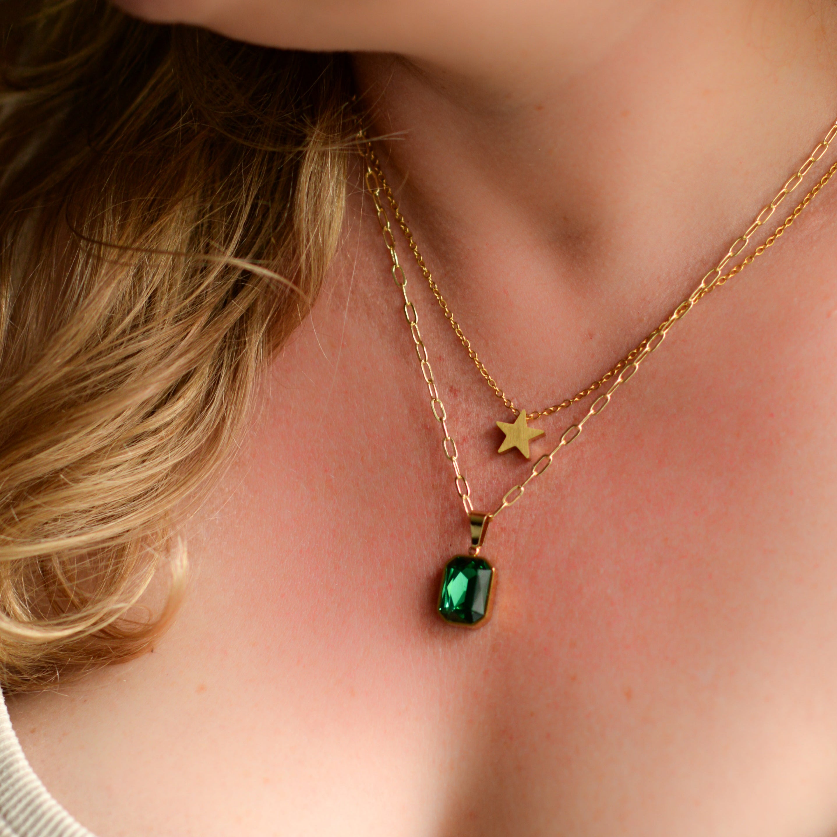 Radiant Necklace in Green