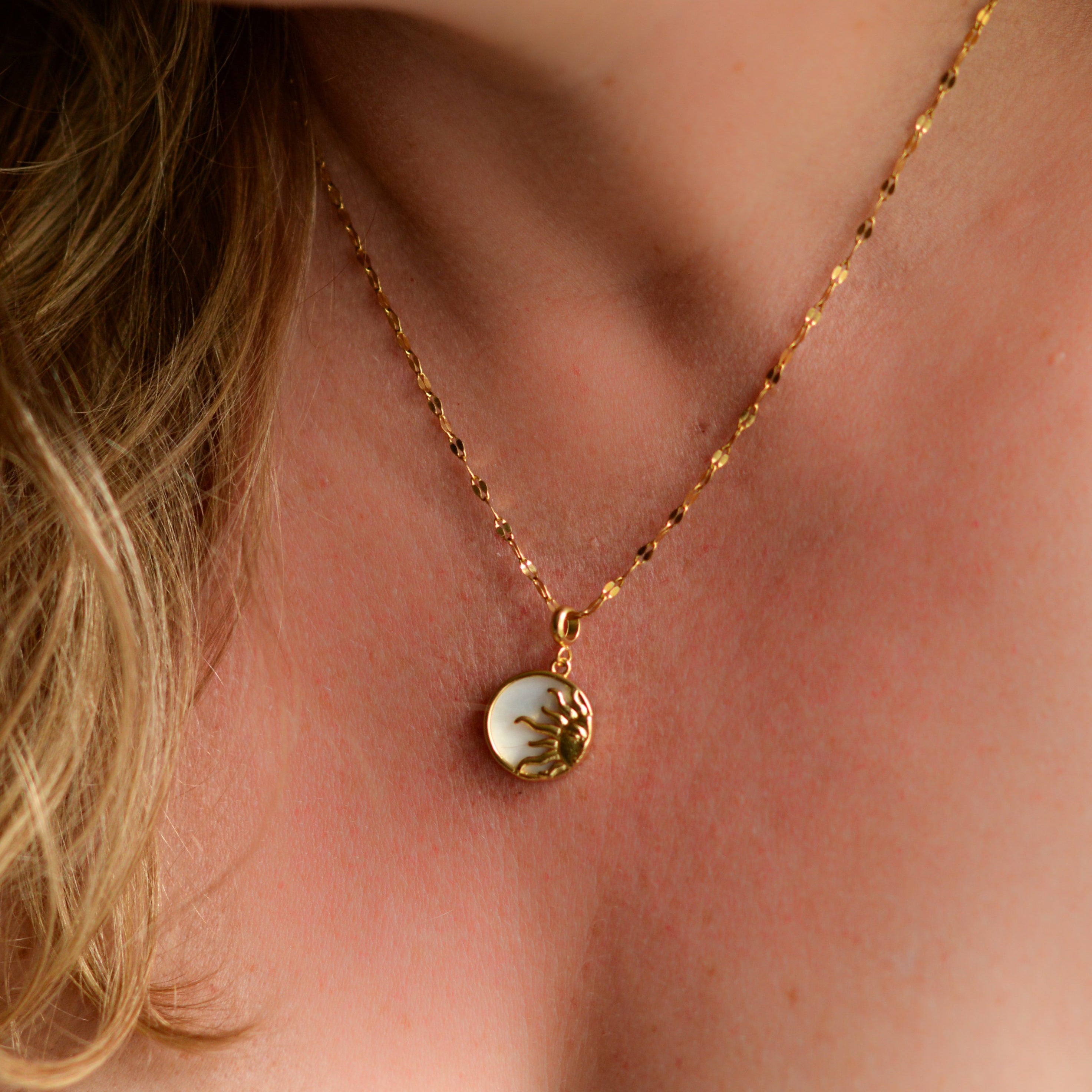 Grecian Sun Necklace