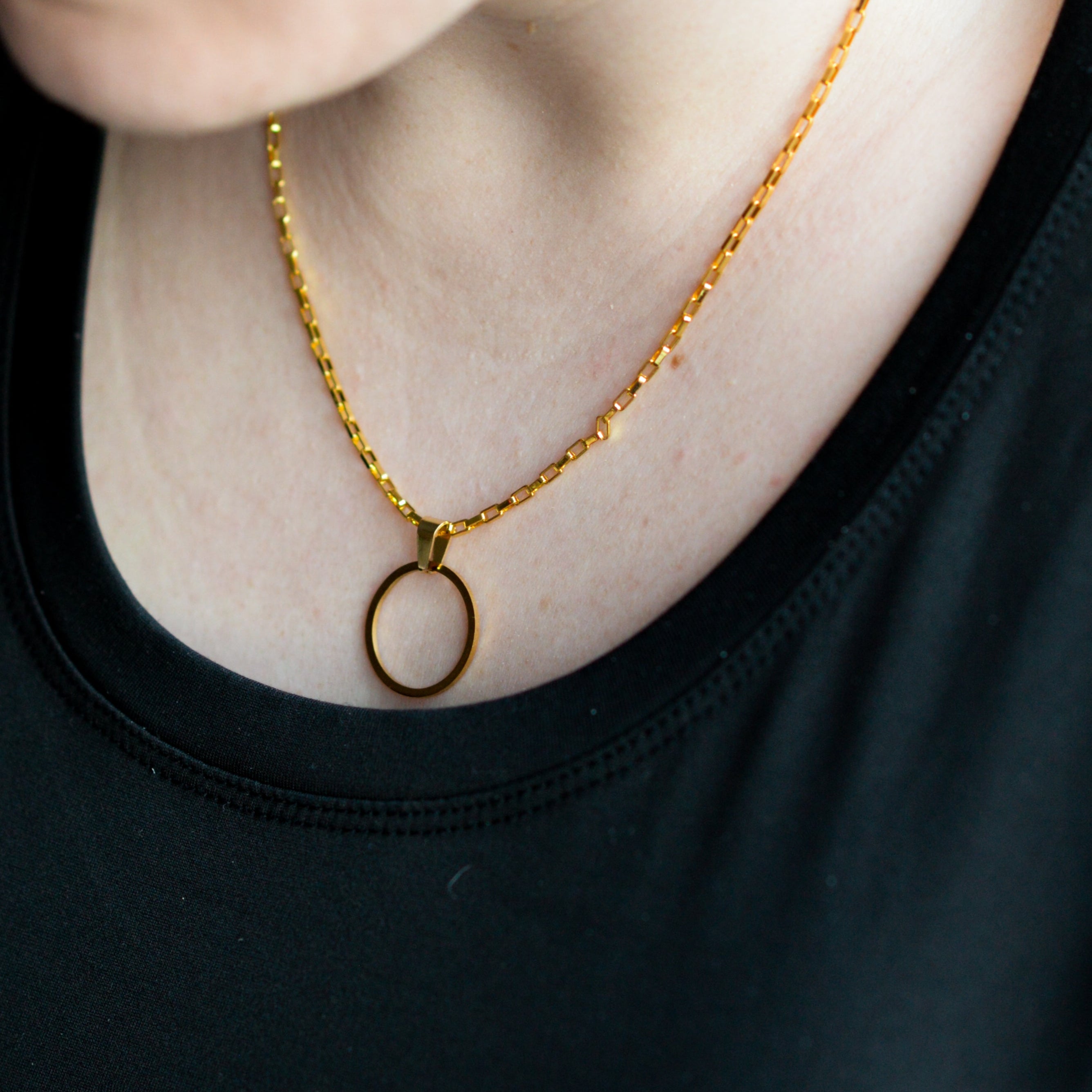 Open Circle Necklace