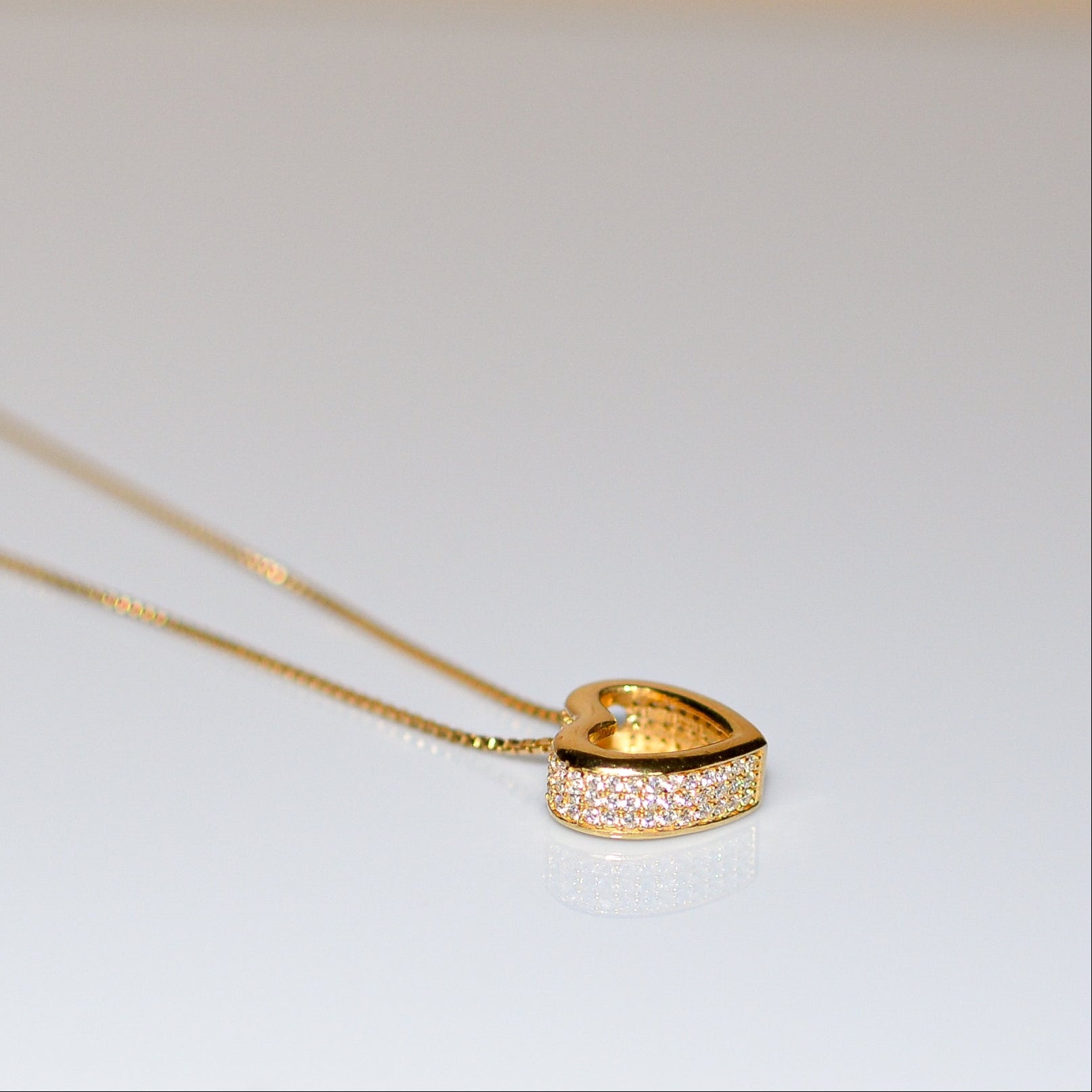 Floating Heart Necklace