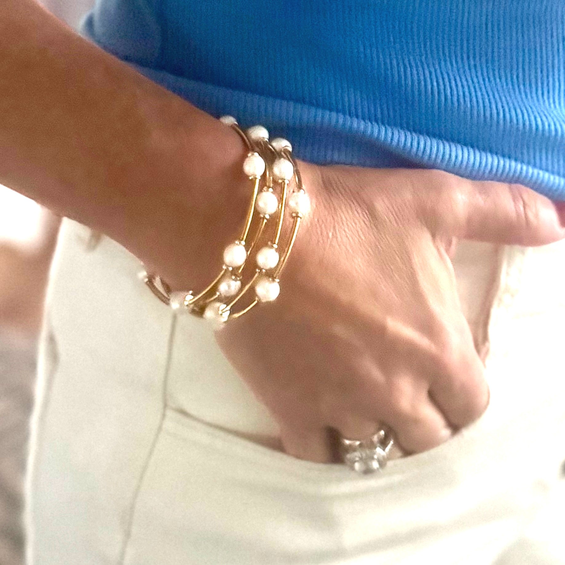 Pearl Wrap Bracelet