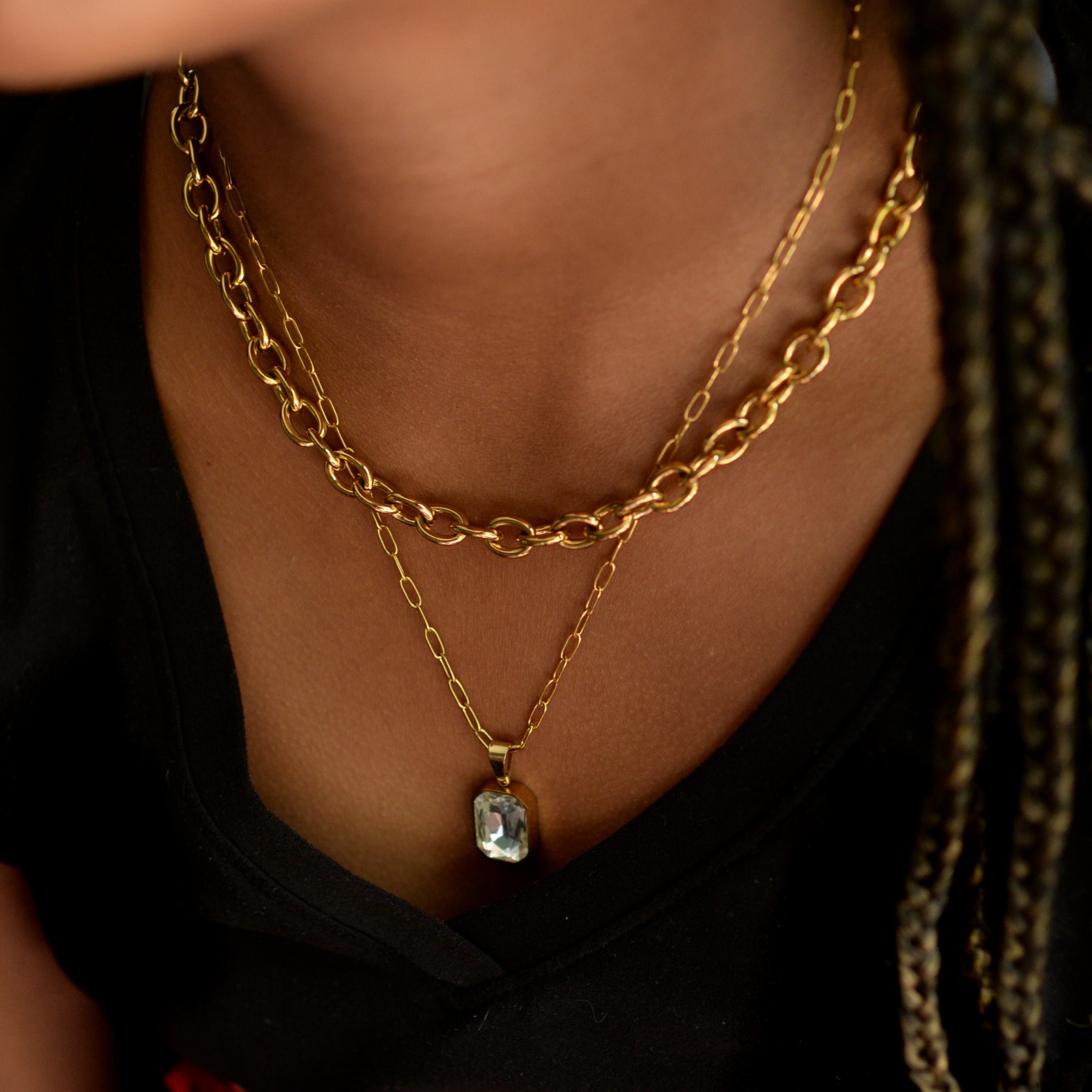 Radiant Necklace in White