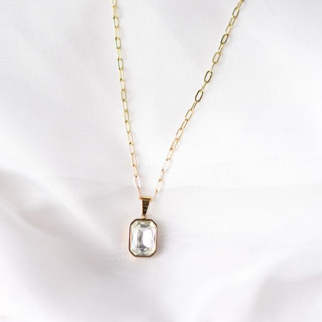 Radiant Necklace in White